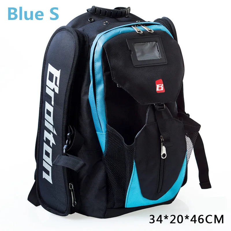 Professional Skate Backpack Inline Speed Skate Bag Black Blue Rose S L Roller Skating Bag for 3X110mm 4X100mm 4X110mm Wheel Room