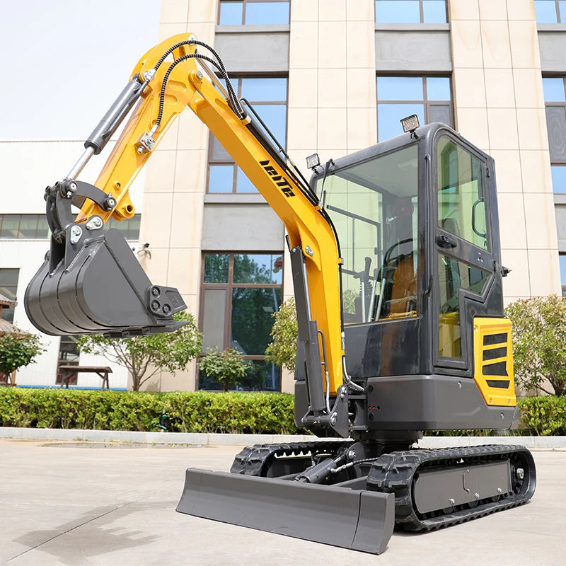 Fast Delivery Mini Excavators 1.8 Ton Small Excavators Euro 5/EPA Customizable Home Farm 1800 Small Bagger Sale Mini Digger