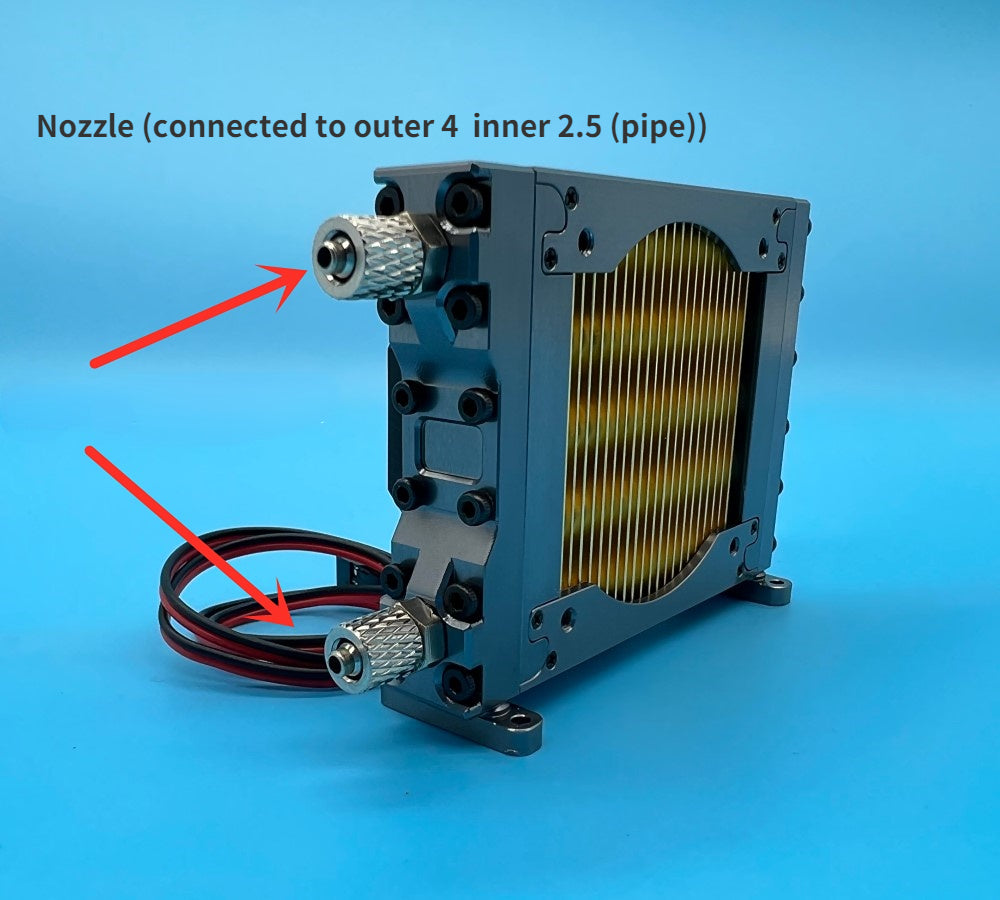 RC Hydraulic Model Radiator Hydraulic System Cooling Hydraulic Engineering Vehicle Applicable