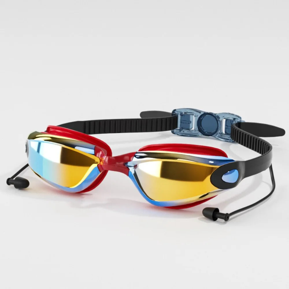 Swimming Goggles Creative HD Summer Waterproof Anti Fog Diving Swim Glasses Silicone Adjustable Swim Eyewear Men Women
