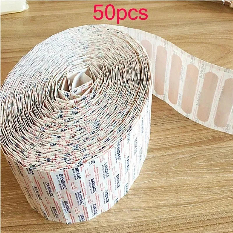 100-600pcs Breathable Band Aid Waterproof Bandage First Aid Wound Dressing Medical Tape Wound Plaster Emergency Kits Bandaids