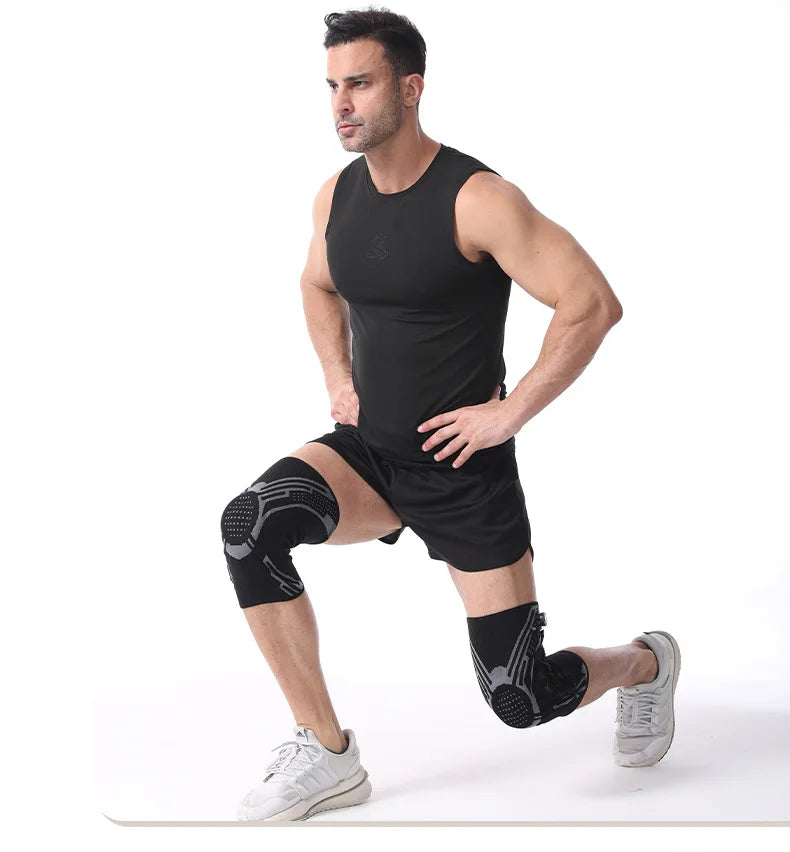Adjustable Knob Knee Support Professional Sports Knee Brace for Basketball Football Running Badminton Fitness