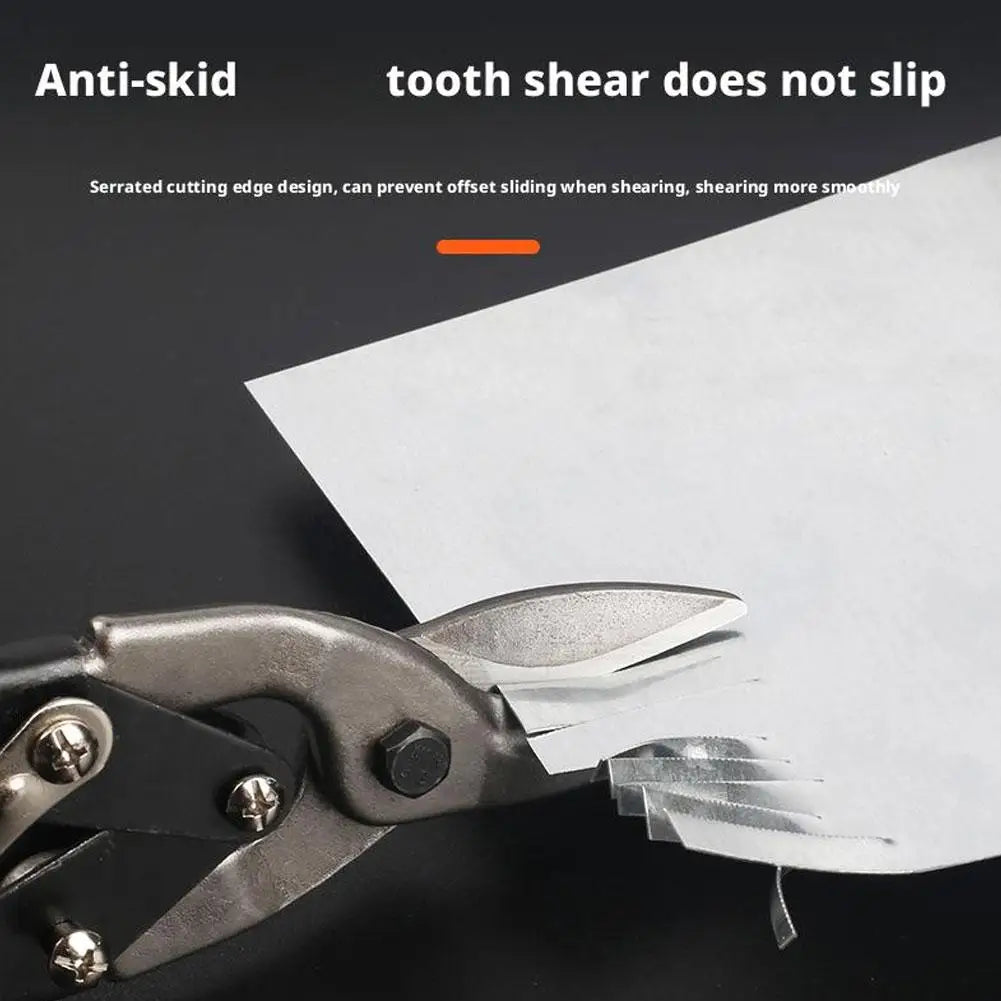 Aviation Scissor Tin Snips Metal Sheet Cutting Snip Cutter Multifunctional Straight Scissor Industrial Professional Hand Tool