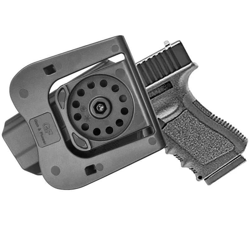 OWB Holster Fit Springfield Hellcat Micro-Compact , Paddle,360 Adjustable,Cant/Index Finger Release Right Hand Outside Waistband