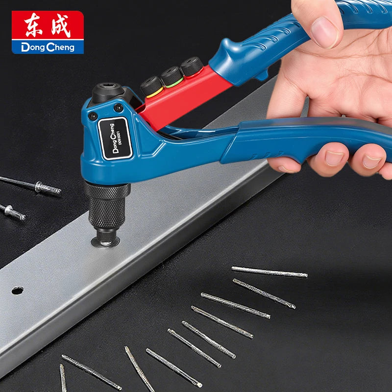 Professional Double-Handle Rivet Gun Manual High Lever Labor-Saving Tool for Metal Sheet And Pipe Tightening & Riveting