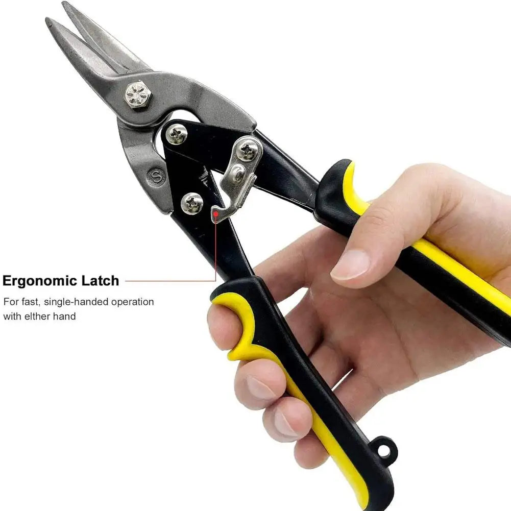 Aviation Scissor Tin Snips Metal Sheet Cutting Snip Cutter Multifunctional Straight Scissor Industrial Professional Hand Tool
