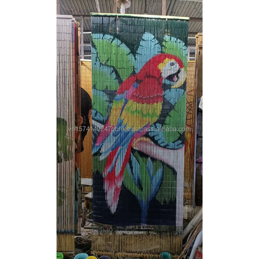 Handmade Bamboo Window Curtain Artistic Home Decoration Vietnamese Manufacturer