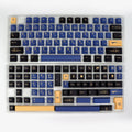 KBDiy Retro Blue Samurai GMK Keycap Hangul PBT Cherry Profile Alice ISO Keycaps Custom For Mechanical Keyboard Gamer Split Space