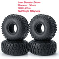AXSPEED 4PCS Rubber Tyres 120/125/137/150mm for 1.9 2.2 Wheel Tires Axial SCX10 Wraith D90 D110 TRX4 TRX6 1/10 RC Crawler Car
