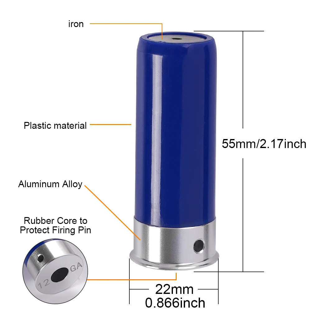 12GA Dummy round Practice playing Training bullets 6/12pcs