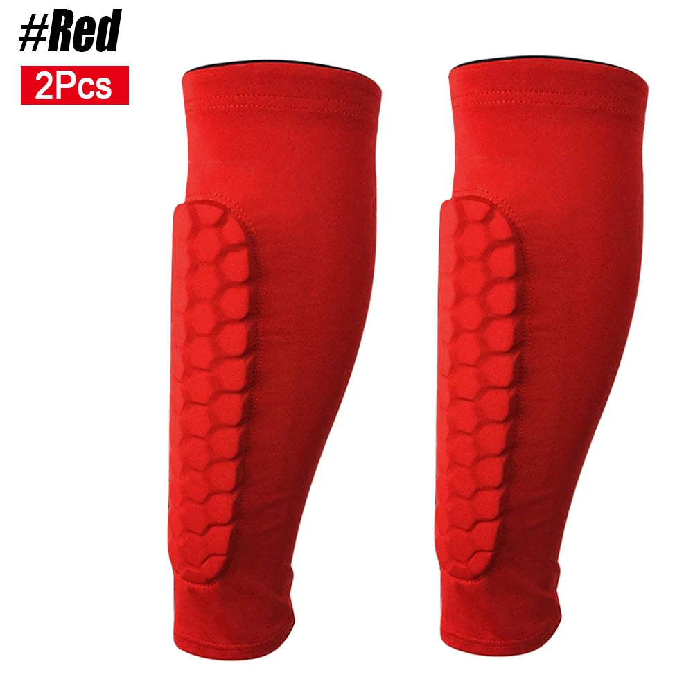 Honeycomb Soccer Shin Guards Football Shields Sports Legging Shinguards Leg Sleeves Protective Gear Shank Protector