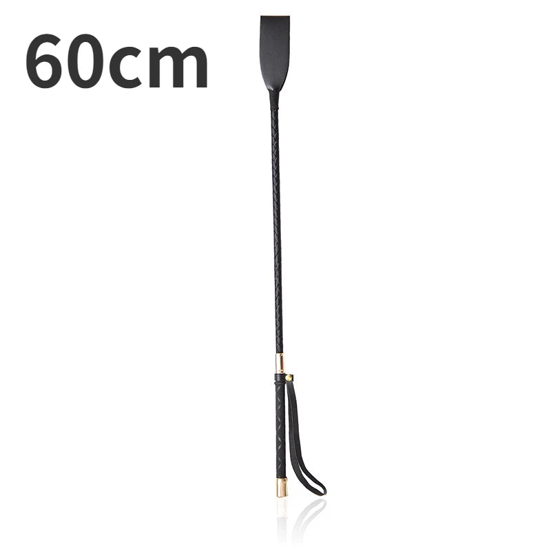 Riding Crop Durable Equestrian Training PU Leather Outdoor Portable Pointer Lightweight Non Slip With Handle Horse Whip Racing