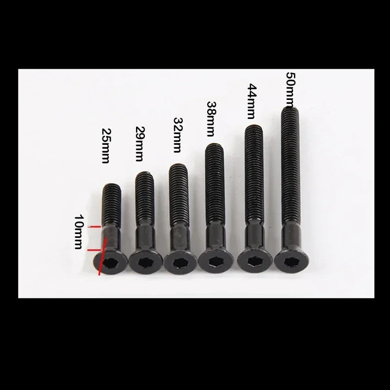 Skateboard Trucks Screws M5x25/29/32/38/44/50mm Mounting Bolts Anti-rust Durable Bridge Nails Nuts Skateboard Truck Wheel Repair