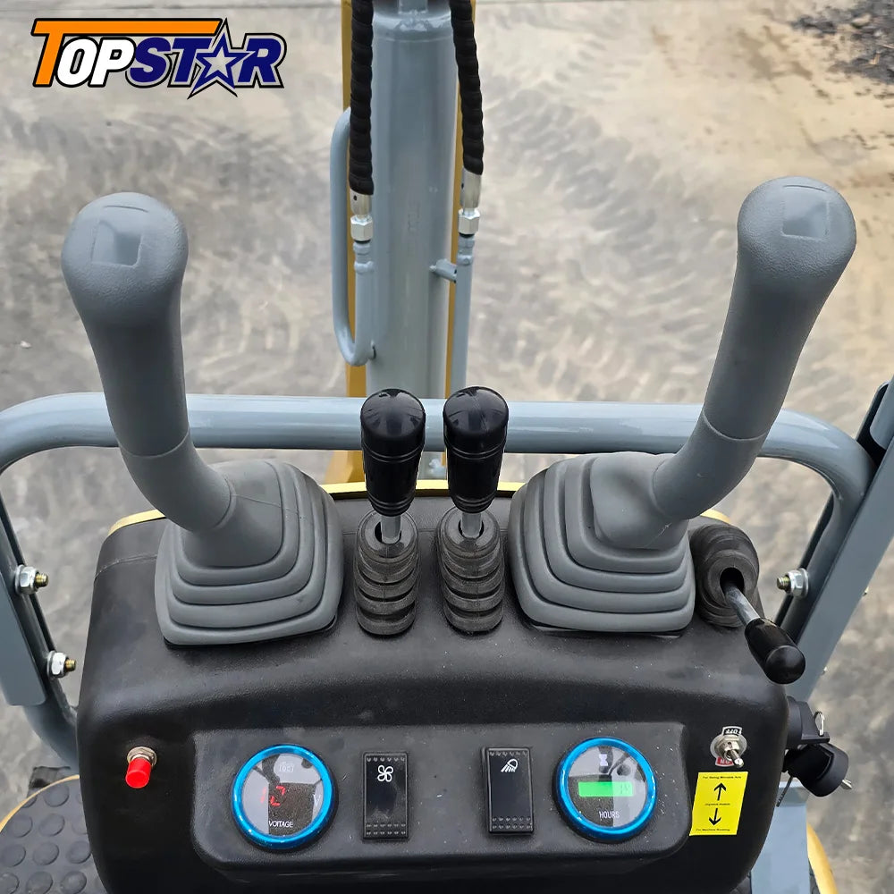 Multifunctional Mini Excavator 0.8-1 Ton Tiny Digger for Indoor Construction Narrow Space Soil Moving