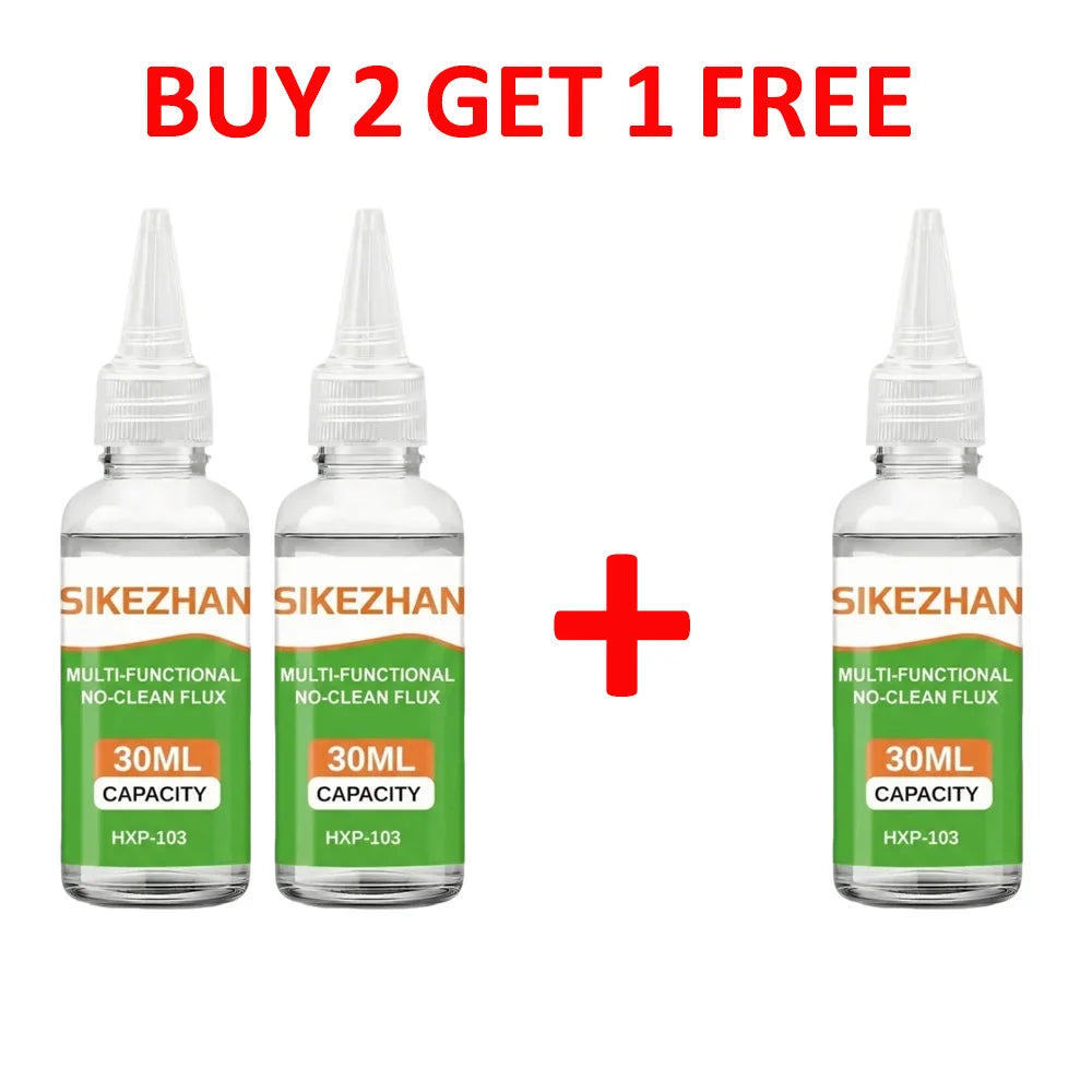 Professional Solder Flux Liquid HXP-103 High Activity No-Clean Flux for Phone Motherboard Rework SMT SMD SIKEZHAN 30ml Fluid