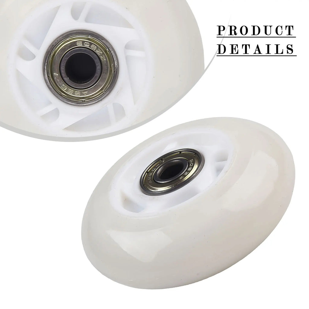 64/70/72mm Outdoor Inline Hockey Skate Wheels With Bearing Glitter Wheels LED Lighting Skating Wheel Flash Wheels Skate Roller