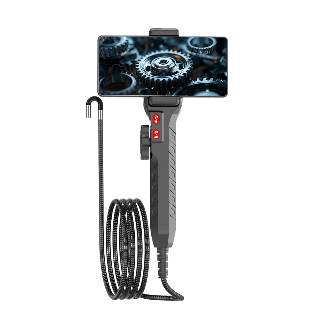 5Inch Borescope, Two-Way Rotary 360° Industrial 3.9mm Camera for Automotive Repair, Plumbing Inspection