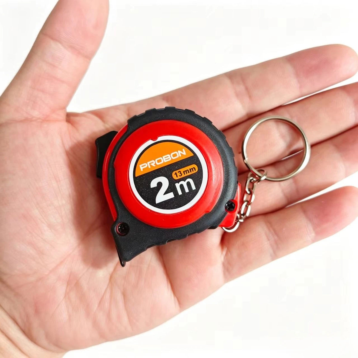 Portable Mini Tape Measure 2m Retractable Steel Key Chain Small Household Measuring Tools