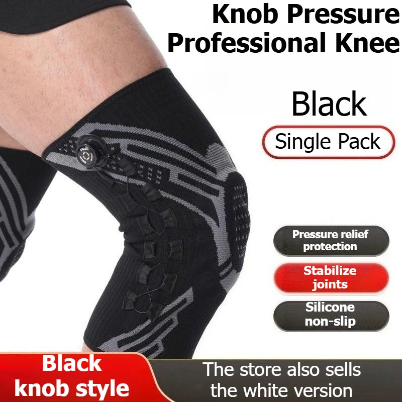 Adjustable Knob Knee Support Professional Sports Knee Brace for Basketball Football Running Badminton Fitness