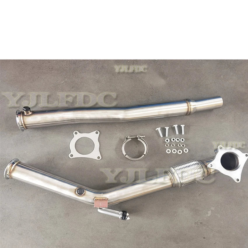 Car Exhaust Downpipe Fits for VW Golf GTI MK5 MK6 Jetta 2.0T Turbo Down Pipes For Audi A3 2.5inch - 3inch Downpipe Accessories