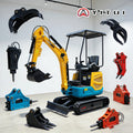 Multifunction 1.2 Tons Powerful Engine Customized Multifunction Can Use A Variety Of Accessories Mini Excavator Home Version