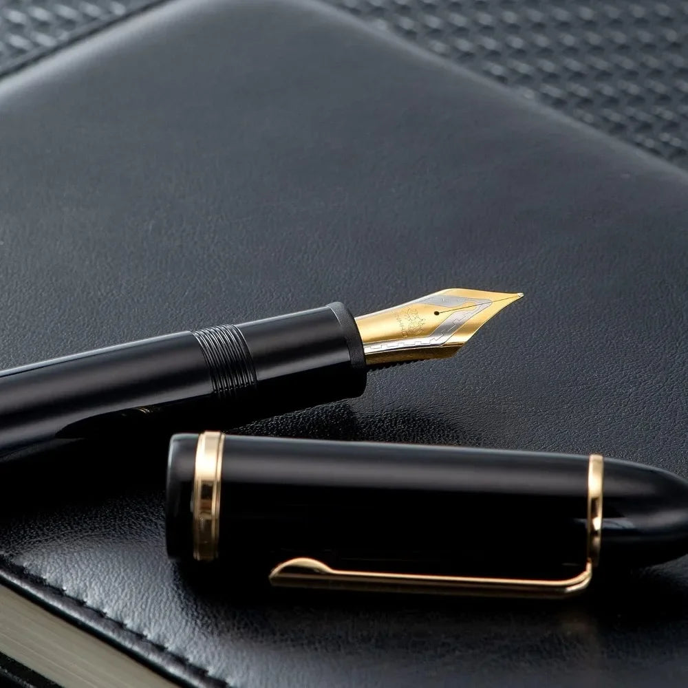 Jinhao X159 Classic ABS Fountain Pen 0.5mm/0.38mm Nib Ink Pens Set, Elegant Office Stationery Supplies