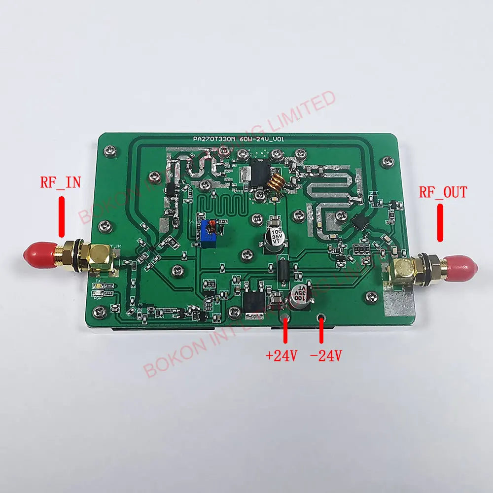 270-330MHz 60W 24V communication radio 270MHz to 330MHz 60watts 24Vdc PA270T330M MODULE Power amplification Radio HAM