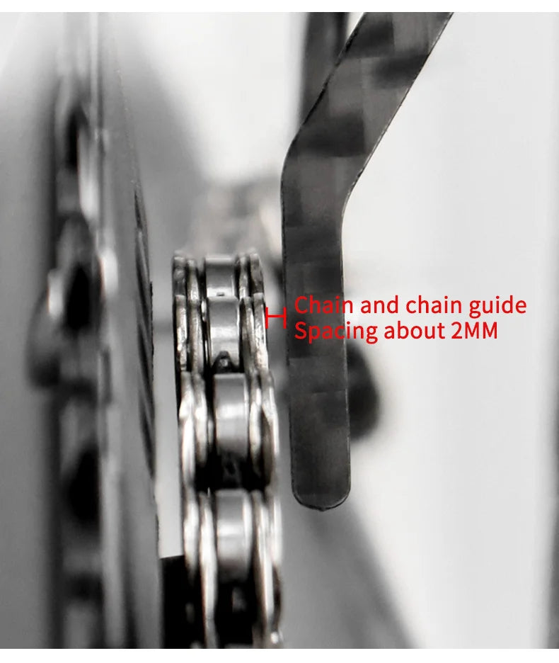 1/3Pcs Chain Guide Carbon Fiber Chain Stabilizer Drop Keeper for Road Bike Chain Catcher Bike Accessories