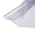 "42 Inch/1068 mm Clear PVC Plastic Waterproof Table Cover 1.5 mm Thick for Desktop Protection"