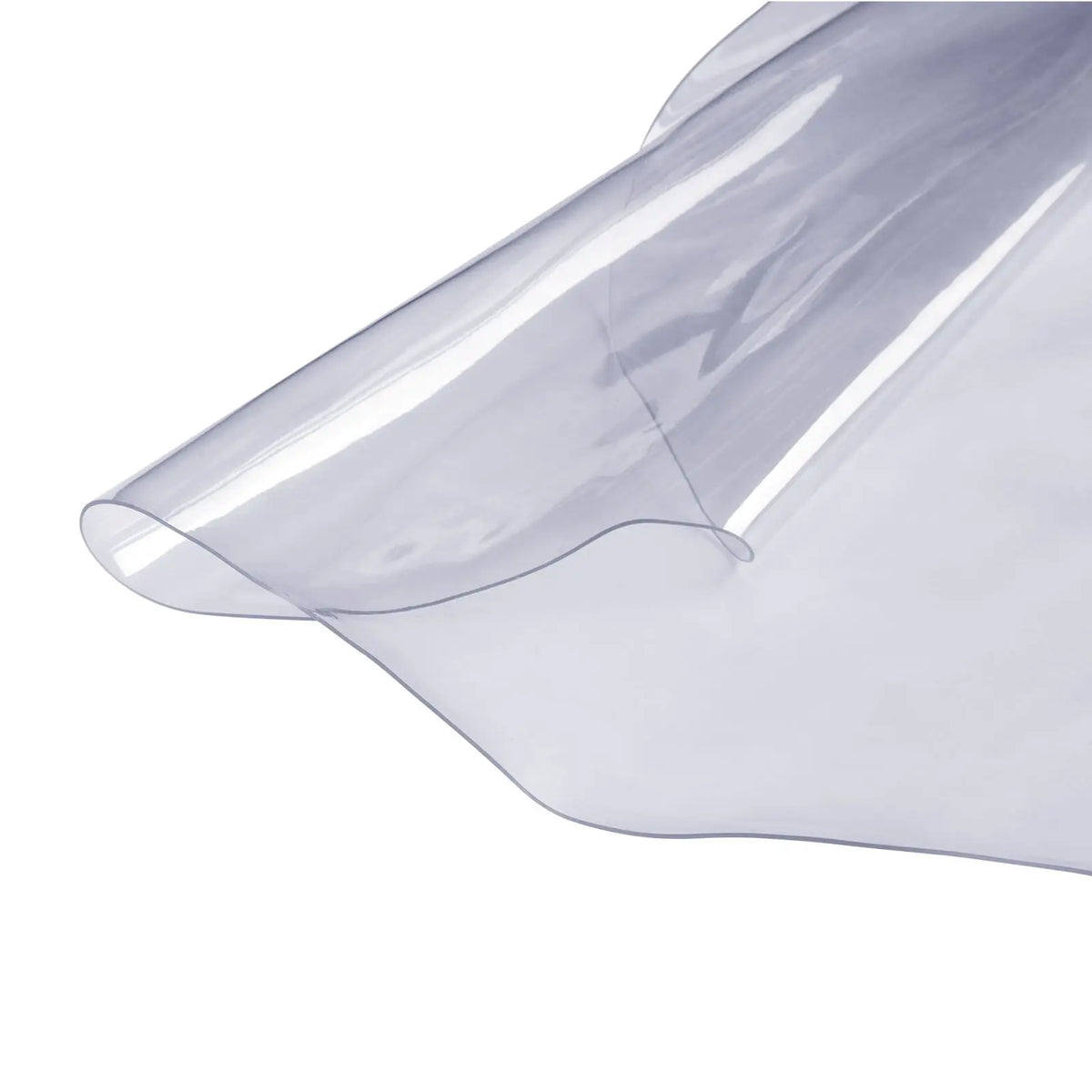 "42 Inch/1068 mm Clear PVC Plastic Waterproof Table Cover 1.5 mm Thick for Desktop Protection"