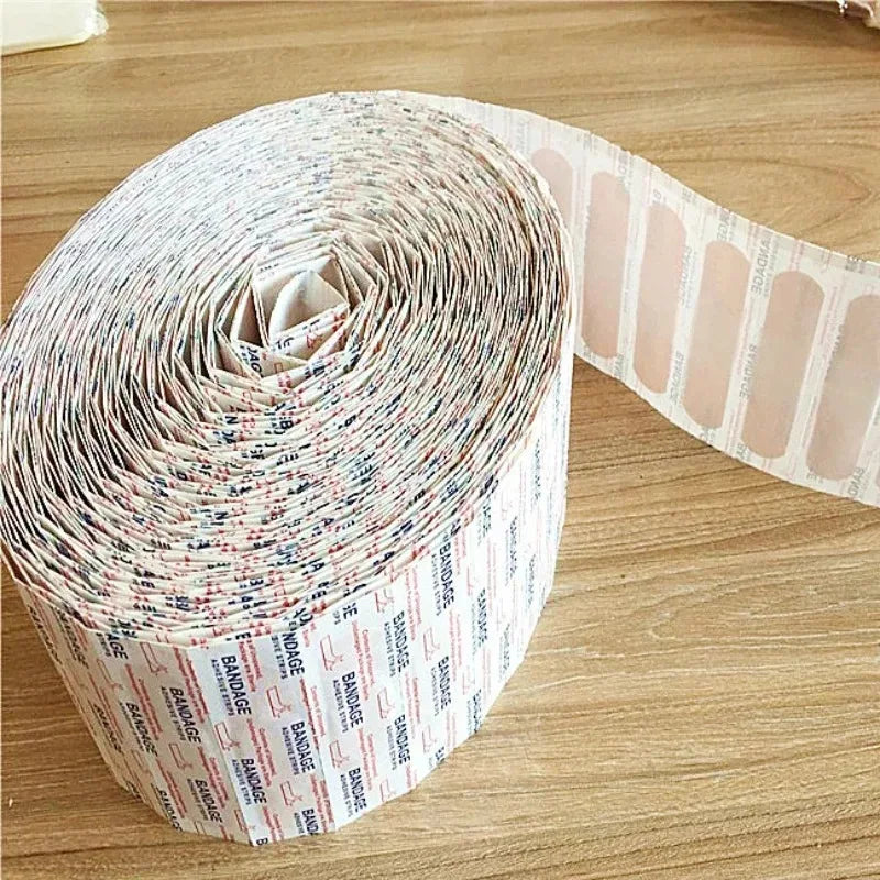 100-600pcs Breathable Band Aid Waterproof Bandage First Aid Wound Dressing Medical Tape Wound Plaster Emergency Kits Bandaids