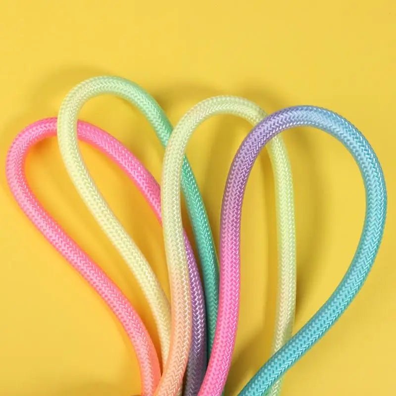 Gymnastics Arts Rope Jumping Rope Fitness Rainbow Color Sports Training Rope Rhythmic Gymnastics Rope Sport Tool
