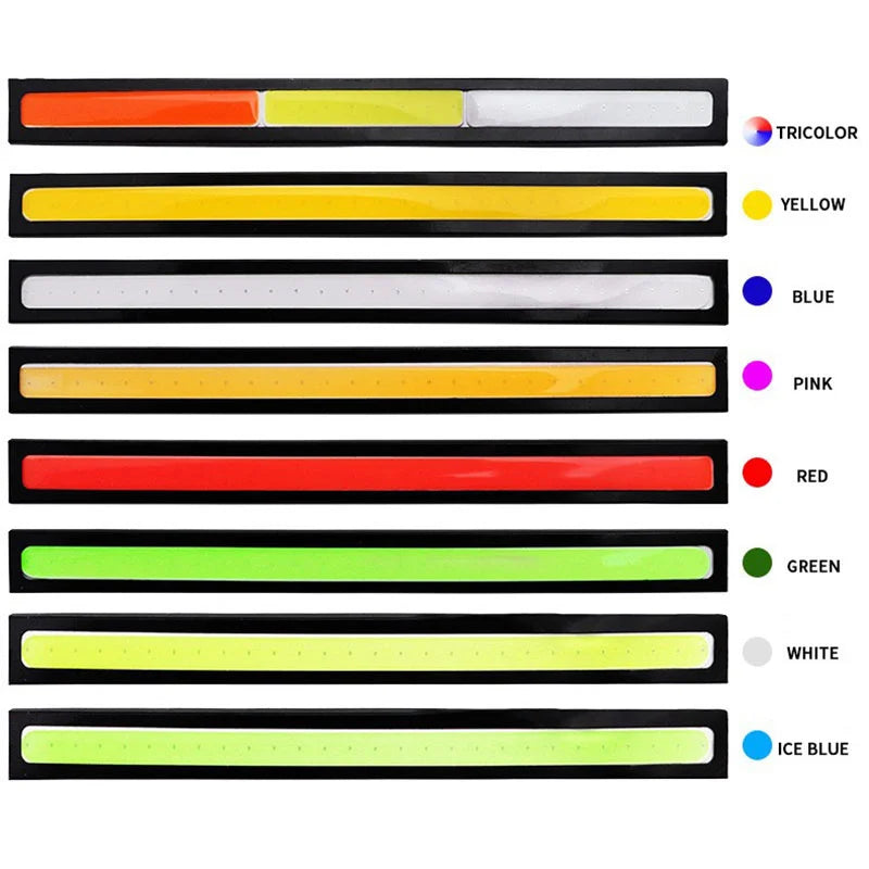 1pc 17cm COB DRL LED 12V 6000K Waterproof Daytime Running Light Auto Strip Light Car COB Fog Lamp Car Styling Led DRL Lamp