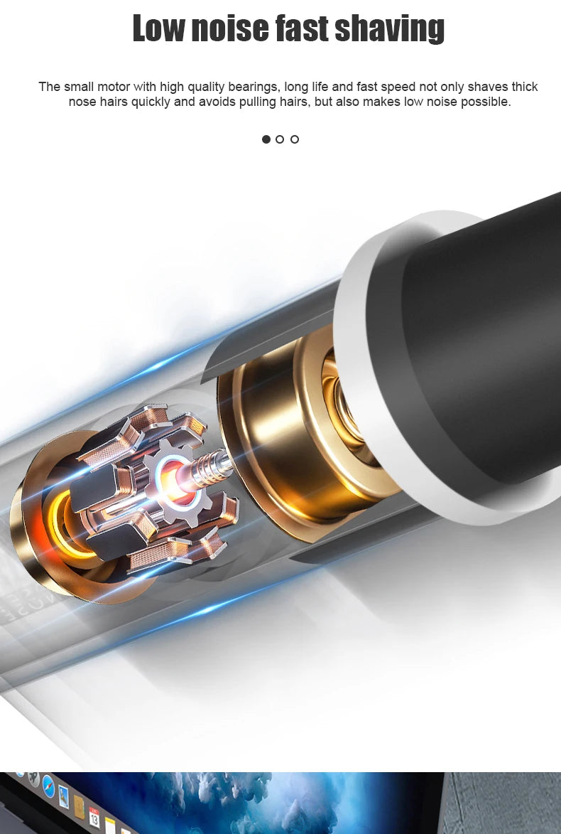 Electric Nose Hair Trimmer Usb Charging New High Quality Electric Portable Men and Women Mini Nose Hair Trimmer