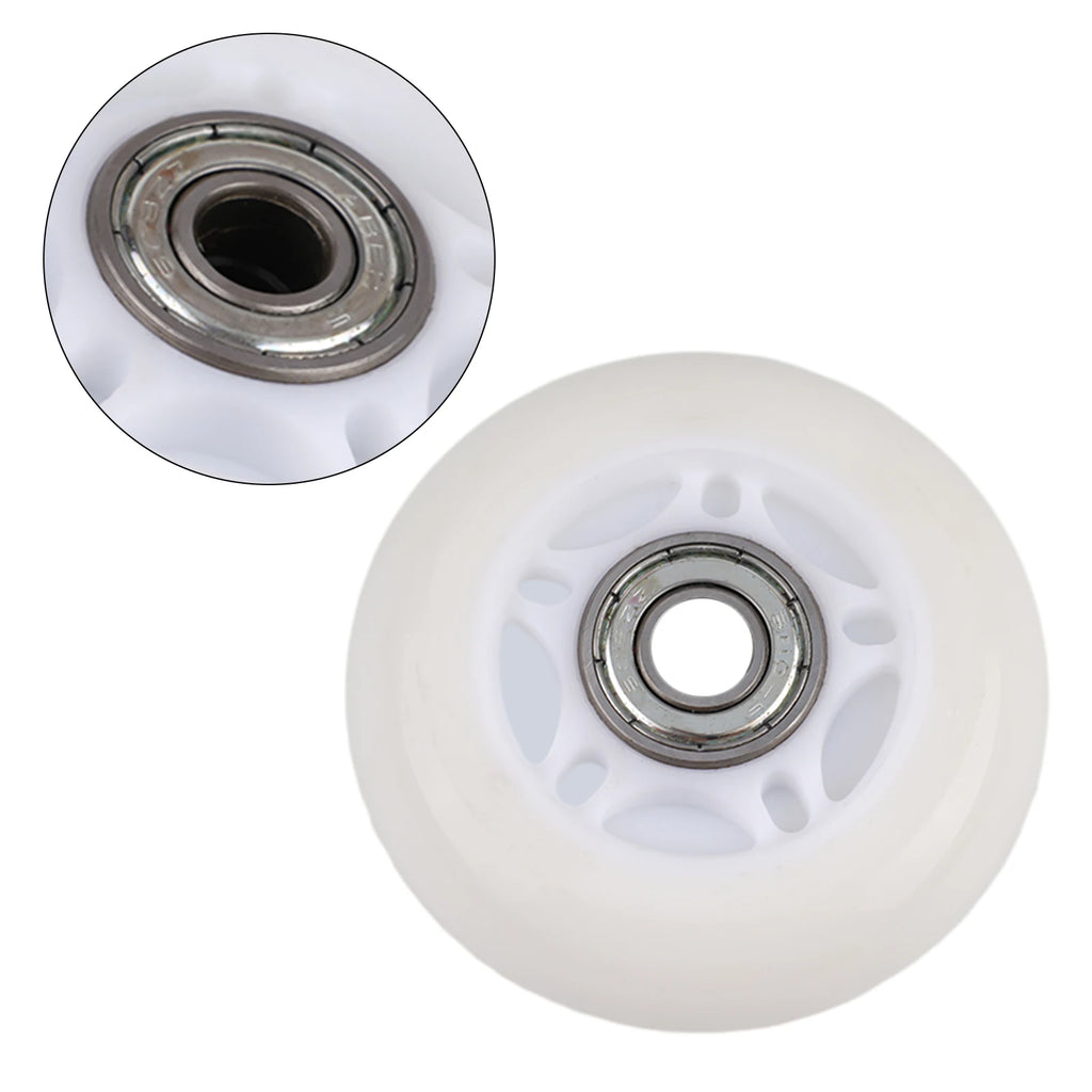 64/70/72mm Outdoor Inline Hockey Skate Wheels With Bearing Glitter Wheels LED Lighting Skating Wheel Flash Wheels Skate Roller