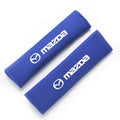 2Pcs Car seat belt leather Shoulder Protector Safety Belt for Mazda 3 CX3 CX4 CX5 CX7 CX8 CX9 CX30 RX7 Atenza Axela