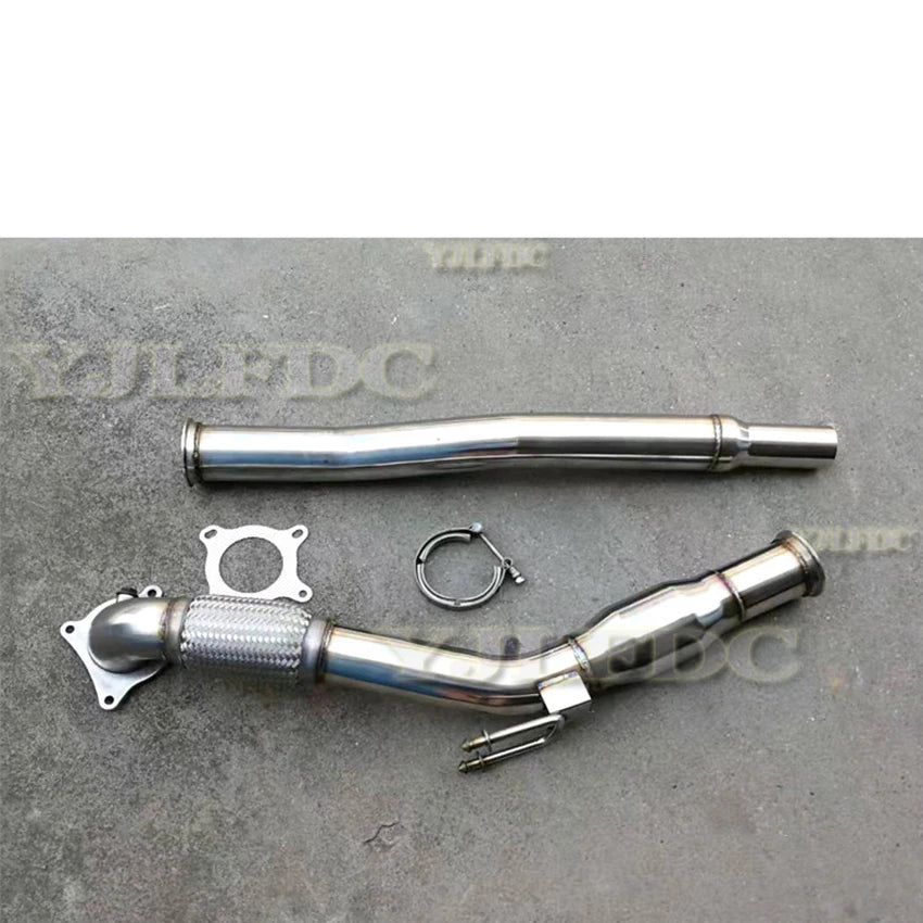 Car Exhaust Downpipe Fits for VW Golf GTI MK5 MK6 Jetta 2.0T Turbo Down Pipes For Audi A3 2.5inch - 3inch Downpipe Accessories