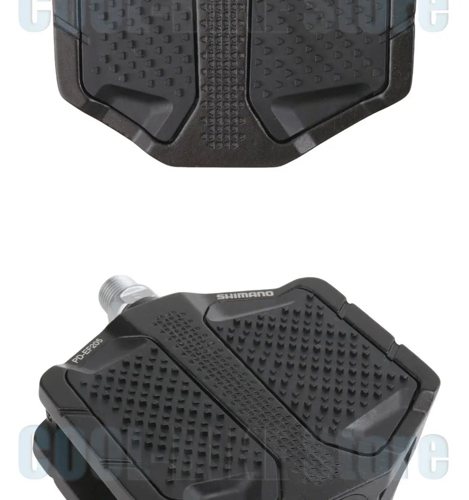 Shimano PD EF102 EF202 EF205 Pedals PD-EF202 Are Platform Pedals for MTB, Trekking and City Use That Have an Aluminum Body With