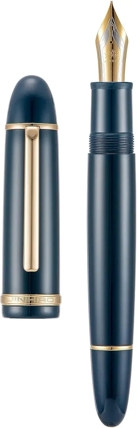 Jinhao X159 Classic ABS Fountain Pen 0.5mm/0.38mm Nib Ink Pens Set, Elegant Office Stationery Supplies