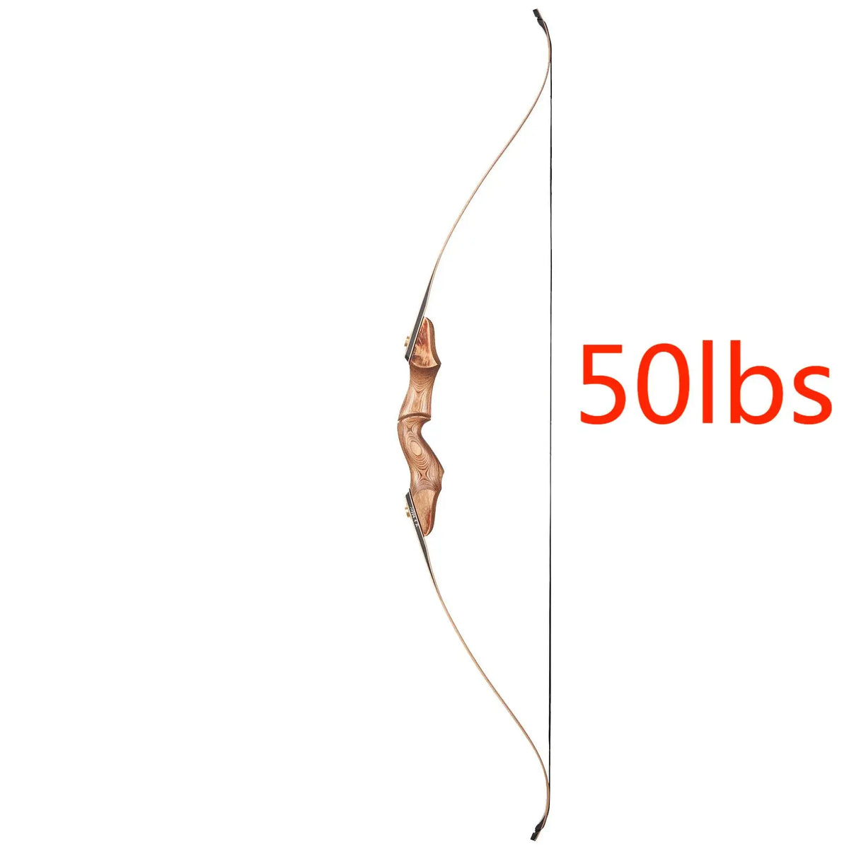 Toparchery Handmade Wood Recurve Bow 30-50lbs Split Takedown Hand for Outdoor  Target Sports Hunting Accessories