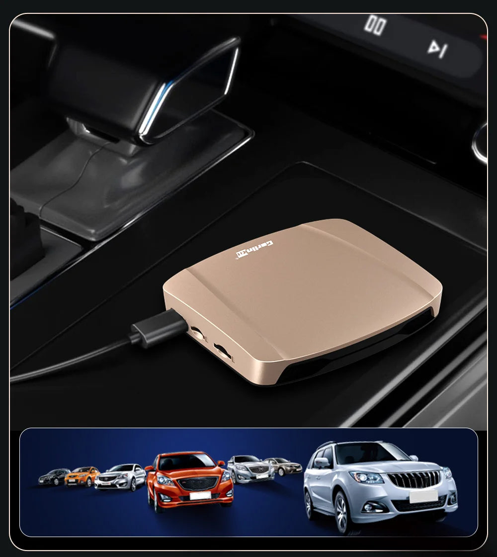 CarlinKit Ultra Box Android 15.0 SM6350 Tv Box CarPlay Wireless Android Auto Wireless Adapter Support Youtube Netfilx IPTV GNSS