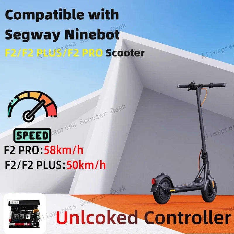 58km/h Custom Controller Unlimited Speed For Ninebot by Segway F2/F2 II/F2 PLUS/F2 PRO E D Scooter 32km 58km/h Motherboard Parts