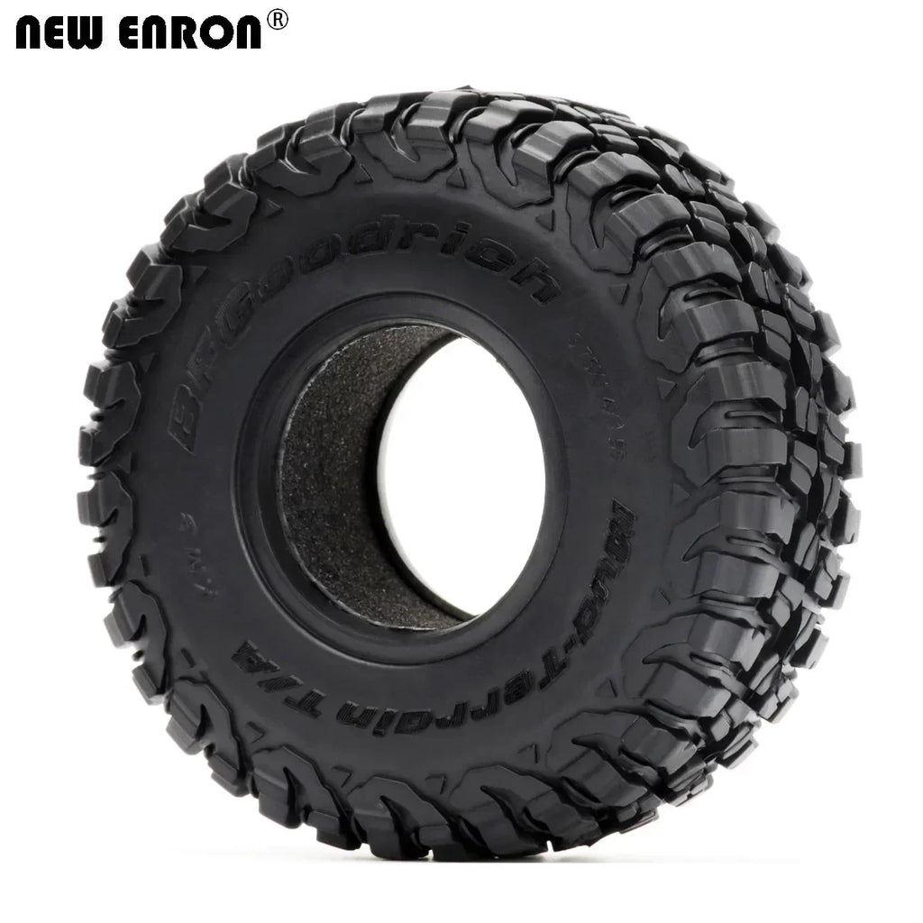 4Pcs 1.55" 95*35MM Wheel Tires 1.55 Inch Rubber Tyre for RC Car Crawler D90 TF2 Tamiya CC01 LC70 LC80 Axial 90069 JIMNY RC4WD