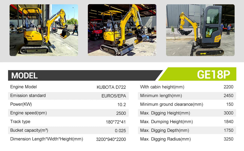 Multifunctional Mini Excavator 0.8-1 Ton Tiny Digger for Indoor Construction Narrow Space Soil Moving