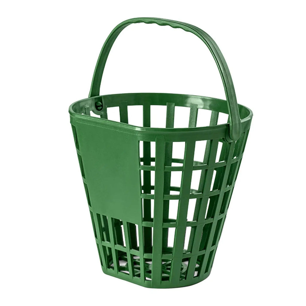 Golf Ball Basket Ball Bucket Stable Carry Bucket Anti Rolling Practical with Handle for Practice Course Driving Range Court