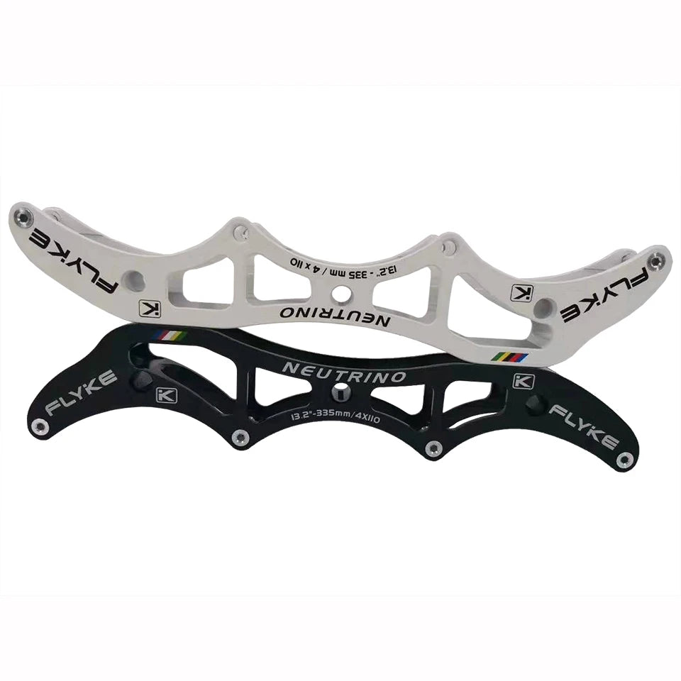FLYKE NEUTRINO Speed Inline Skate Frames 3*100/110/125 Frame  4*90/100/110mm 3x110+1x100 Professional Aluminum Patines Chessises