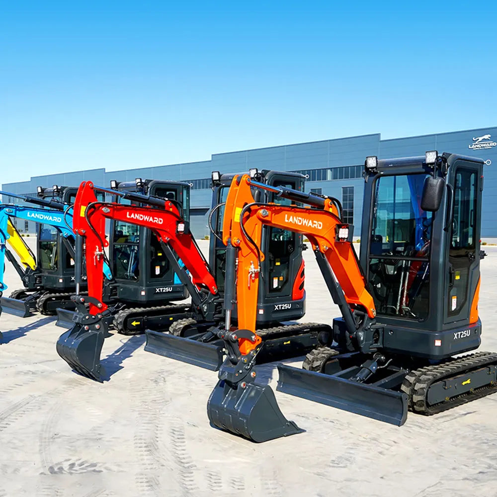 New 2.5 Ton Mini Excavator Agriculture Excavators XT25U Optional Diesel Engine Customize Euro 5 Hydraulic Crawler Mini Excavator