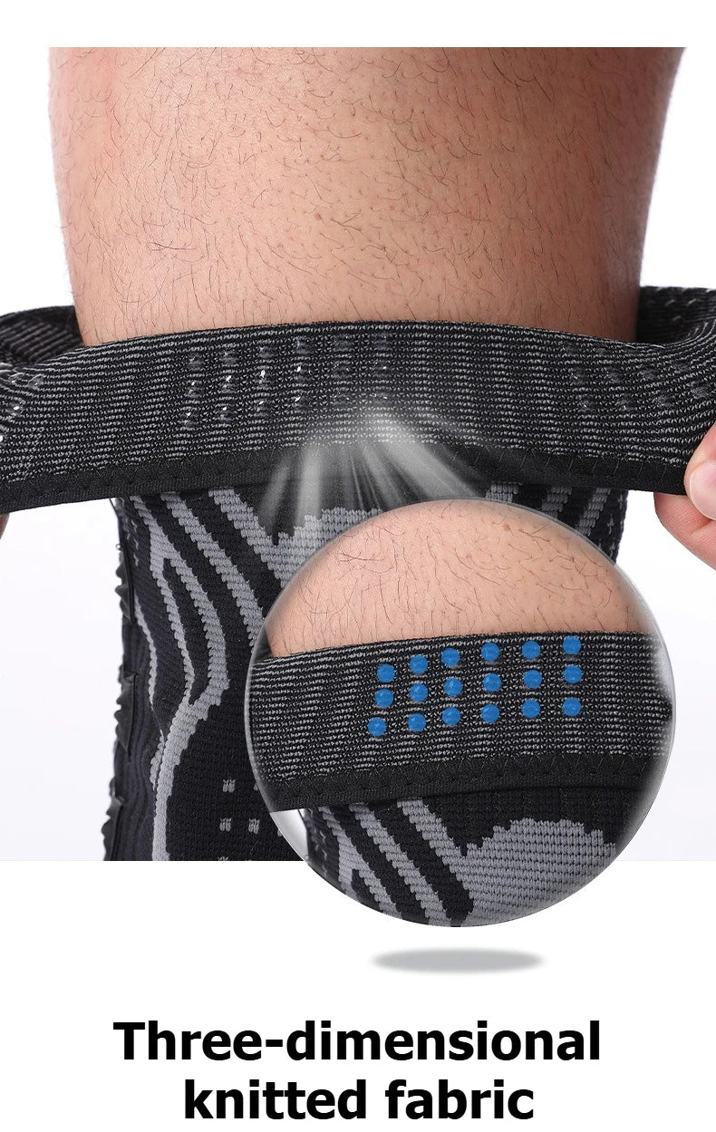 Adjustable Knob Knee Support Professional Sports Knee Brace for Basketball Football Running Badminton Fitness