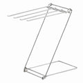 Stainless Steel Dishcloth Hanging Shelf Foldable Design Portable Rag Drain Holder Rustproof Quick Dry Kitchen Cloth Drying Rack