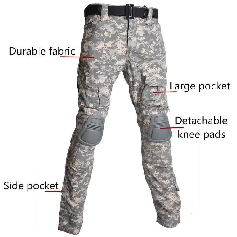 Green Tactical Uniform Suits Milit Multicam Military Camouflage Suit Combat Shirt + Pants Sets Airsoft Hunting Paintball Outdoor